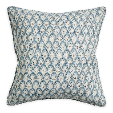 Azores Fresh Azure Linen Pillow