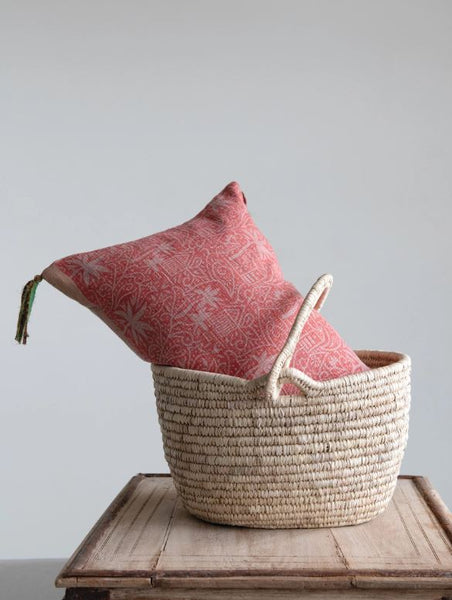 Oval Hand-Woven Basket
