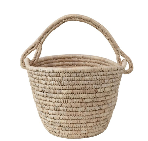 Oval Hand-Woven Basket