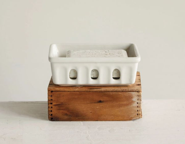 Stoneware Berry Basket/Soap Dish