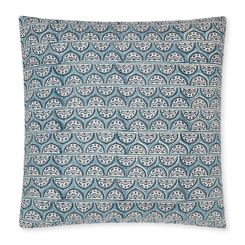 Burano Azure Linen Pillow