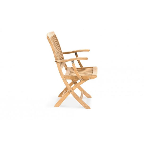 Classic Teak Folding Arm Chair