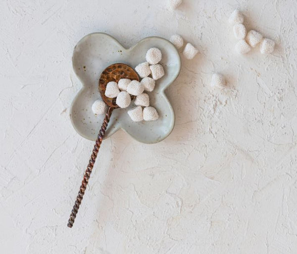 Stoneware Clover Shaped Dish