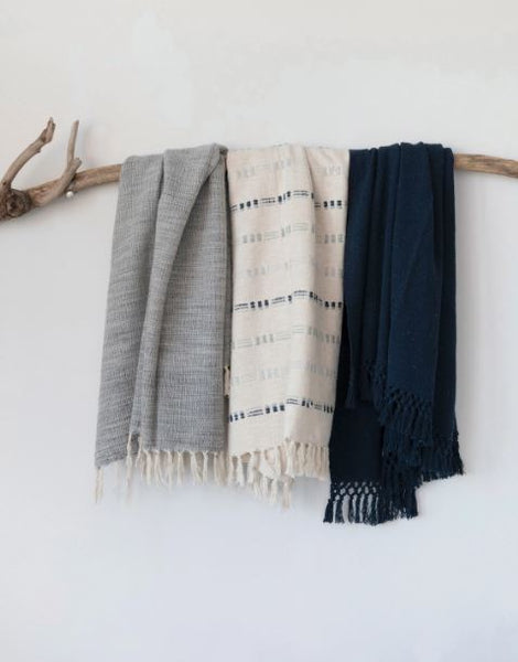 Woven Recycled Cotton Throw