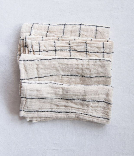 Assorted Square Cotton Napkins (Set of 4)