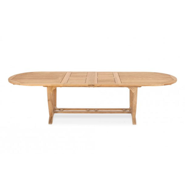 Vineyard Teak Oval Double Extension Table Large