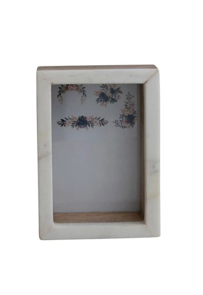 Marble & Wood Shadow Box Frame