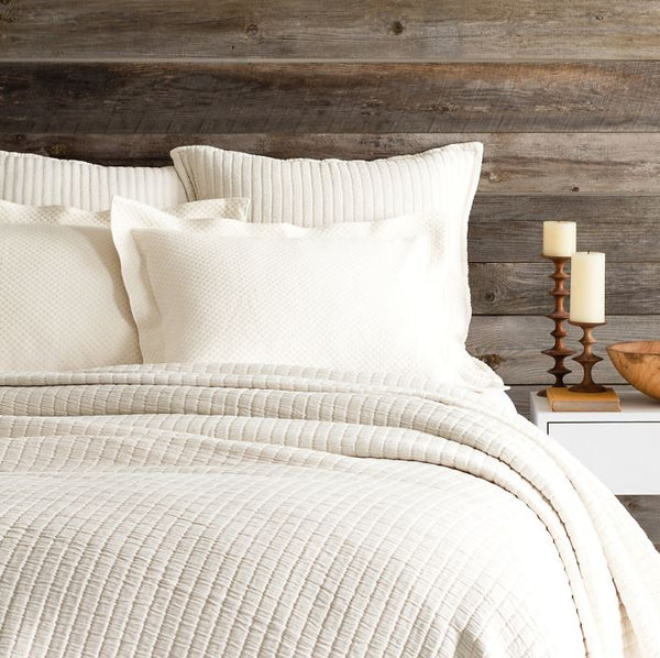 Boyfriend Ivory Matelasse Standard Sham