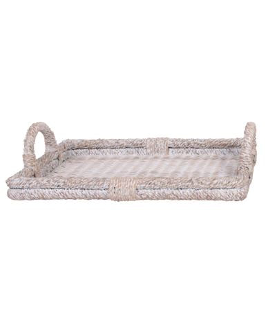 Whitewash Decorative Small Tray