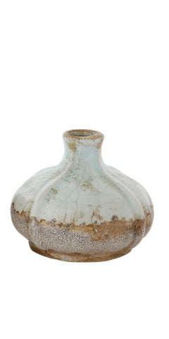 Small Round Terracotta Vase