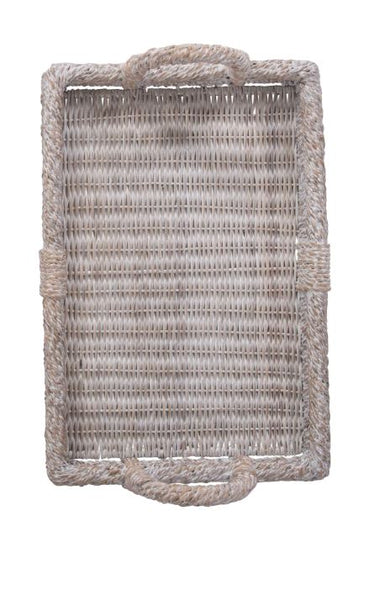 Whitewash Decorative Small Tray