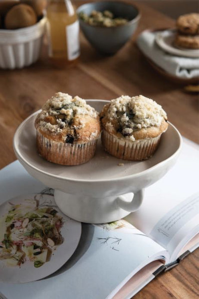 Stoneware Footed Bowl