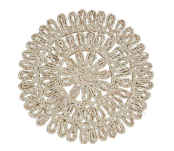 Hand-Woven Straw Placemat