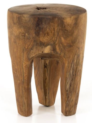 Teak Root End Table