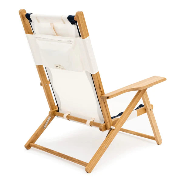 Sling Beach Chair- Riviera White