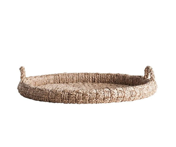 Decorative Braided Round Tray