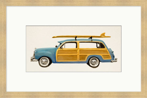 "Vintage Surf Car 4" Artwork