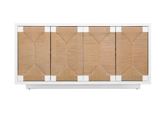 Snowdrop White 4-Drawer Cabinet