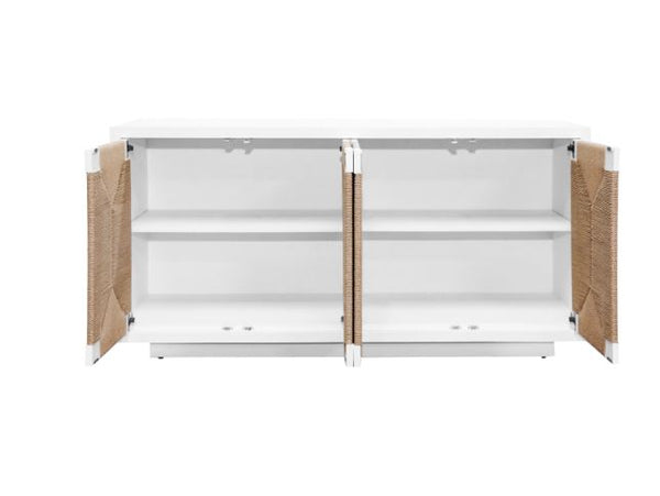 Snowdrop White 4-Drawer Cabinet